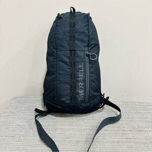 Merrell Crest 8L Sling Backpack – Black- Hiking Outdoor Travel Daypack